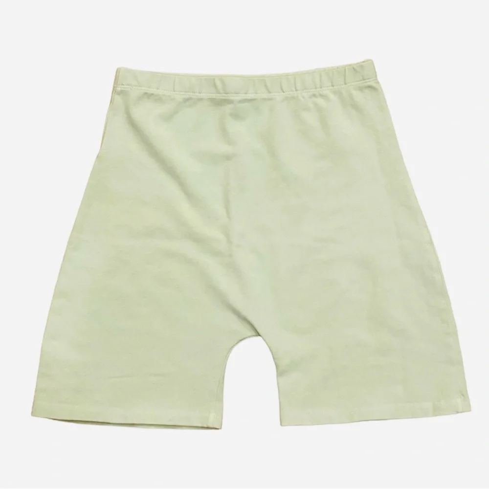 Brandy Melville Pastel Green High Rise Waist Bike Shorts S M L Cotton Comfy